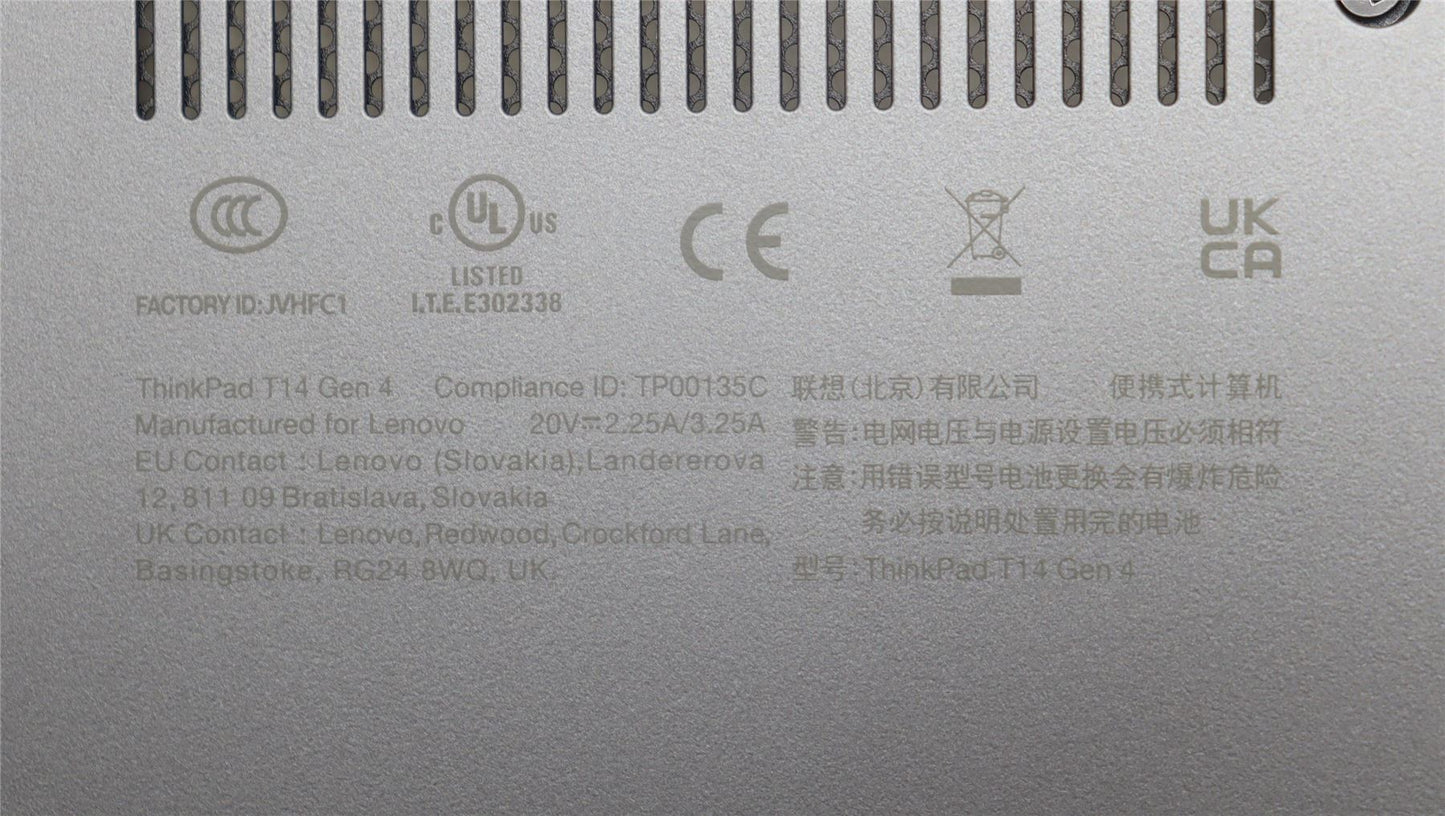 Lenovo FRU KT4D2_D_COVER_UMA_WL_ASSY_GR 5CB1L57905