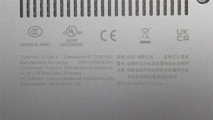 Lenovo FRU KT4D2_D_COVER_UMA_WL_ASSY_GR 5CB1L57905