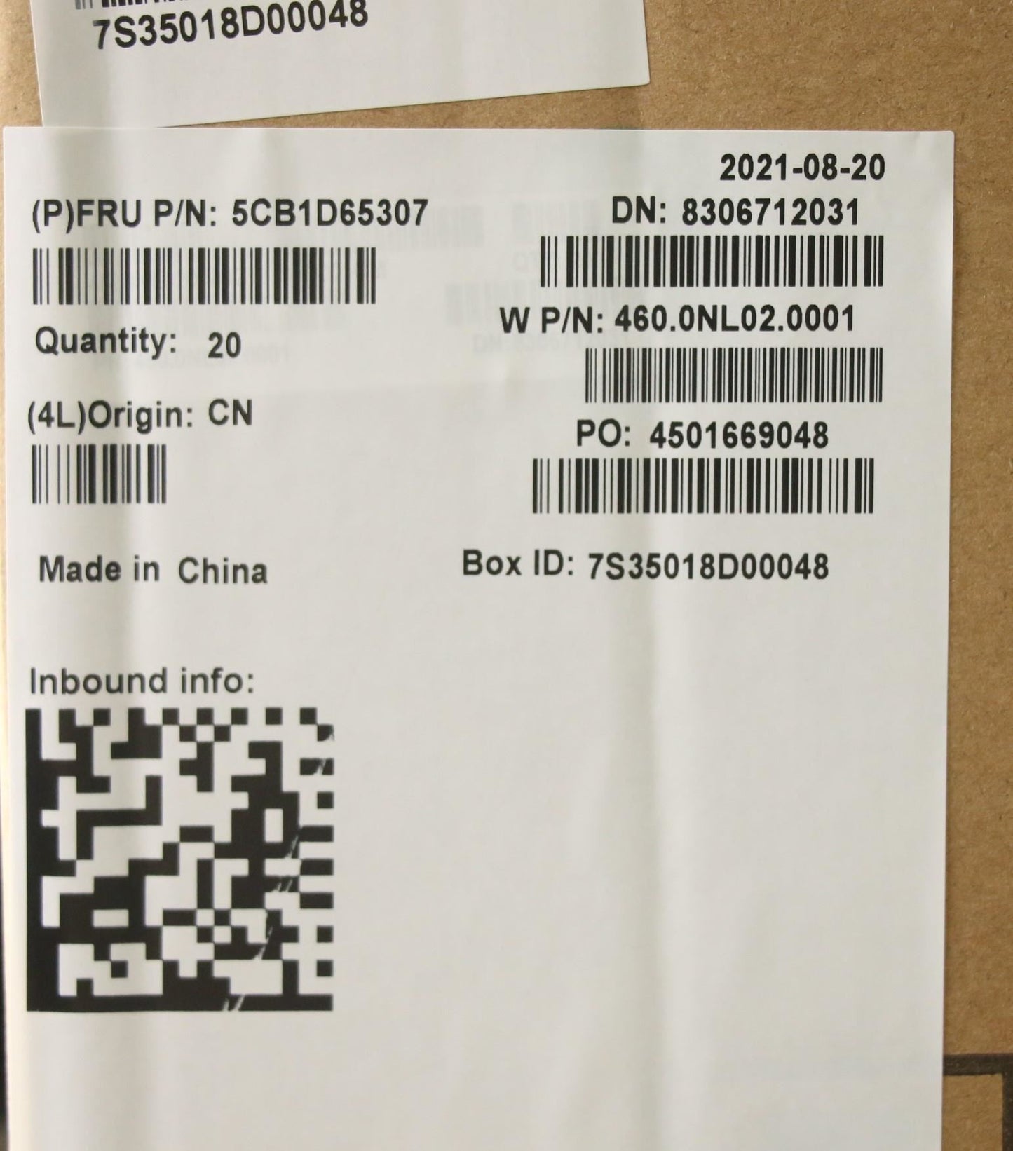 Lenovo WWAN D-Cover ASM,P1G4 5CB1K66077