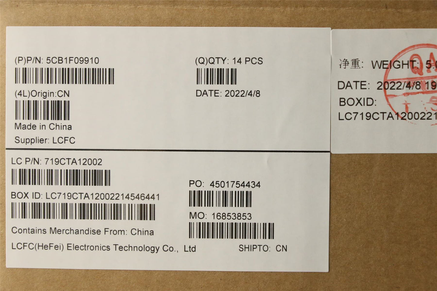 Lenovo Lower Case L 82LX AB 5CB1F09910
