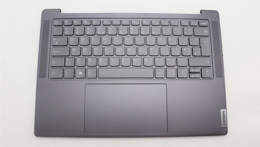 Lenovo Yoga 7 14IRH8 Palmrest Cover Touchpad Keyboard UK Storm Grey 5CB1L39483