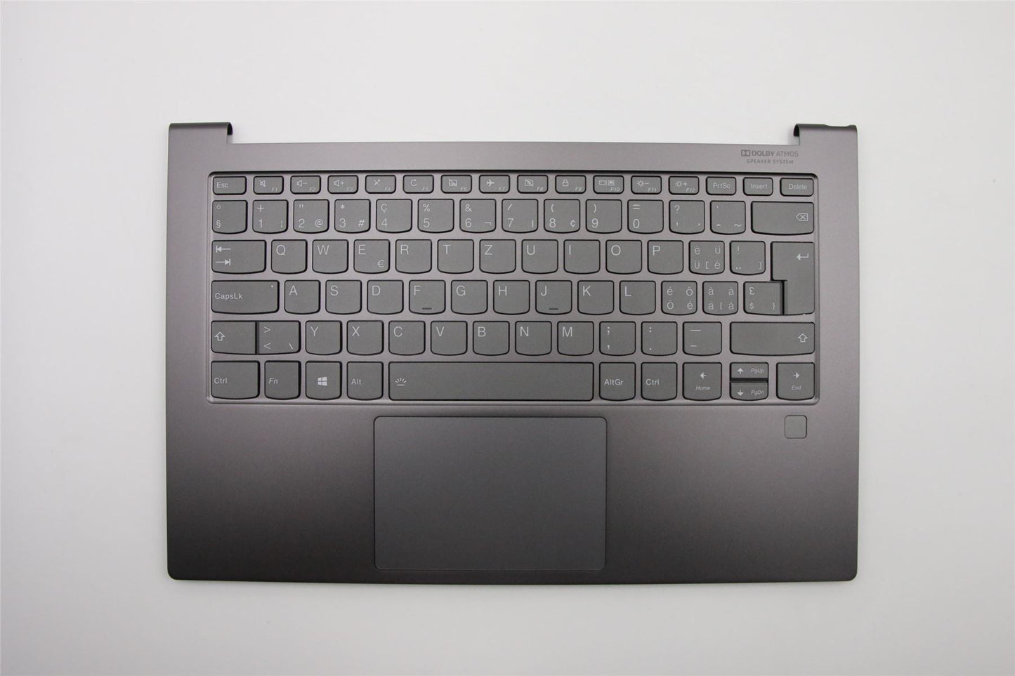 Lenovo Yoga C940-14IIL Keyboard Palmrest Top Cover Swiss Grey 5CB0U44233