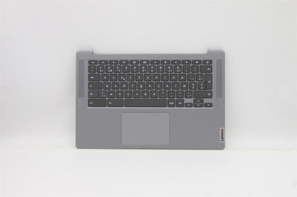 Lenovo IdeaPad 3 14M836 Palmrest Cover Touchpad Keyboard Belgian Grey 5CB1C92815