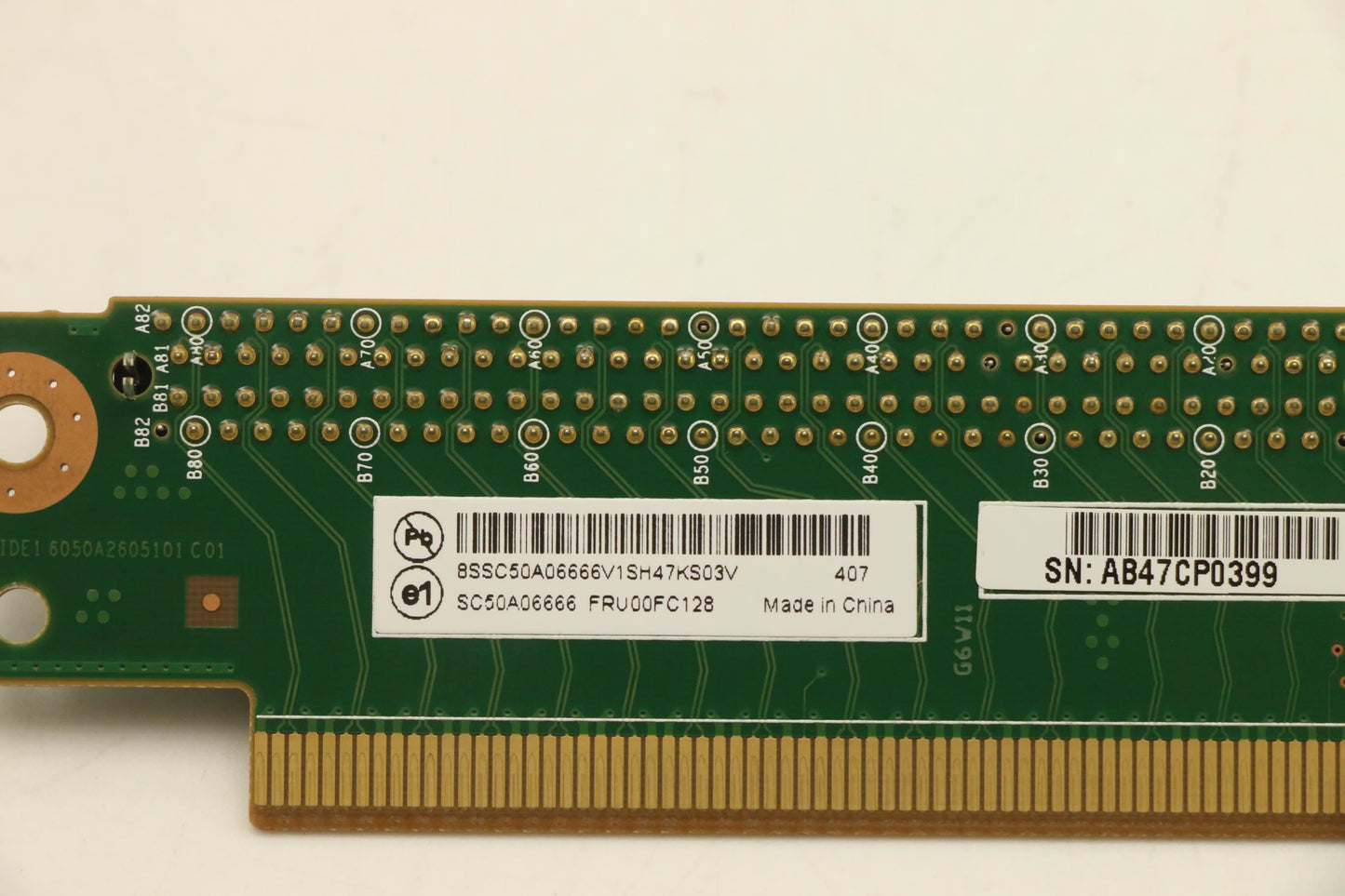 Lenovo FRU ThinkSerRSC_1ux16_v1.0 x1 x16 Board 00FC128