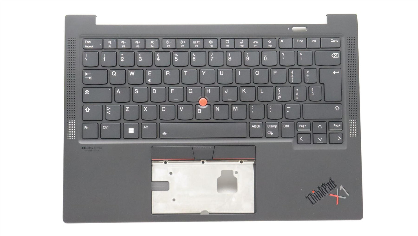 Lenovo ThinkPad X1 10th Gen Keyboard Palmrest Top Cover Italian 5M11H44236