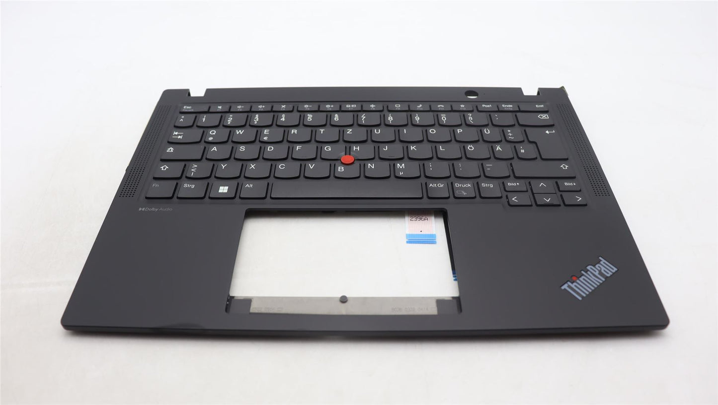 Lenovo ThinkPad X13 Gen 4 Keyboard Palmrest Top Cover German Black 5M11H88998