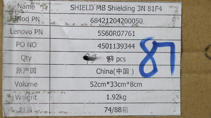 Lenovo 5S60R07761 SHIELD MB Shielding 3N 81F4