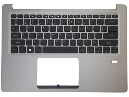 Acer Swift SF114-32 Palmrest Cover Keyboard US International Silver 6B.GXUN1.009