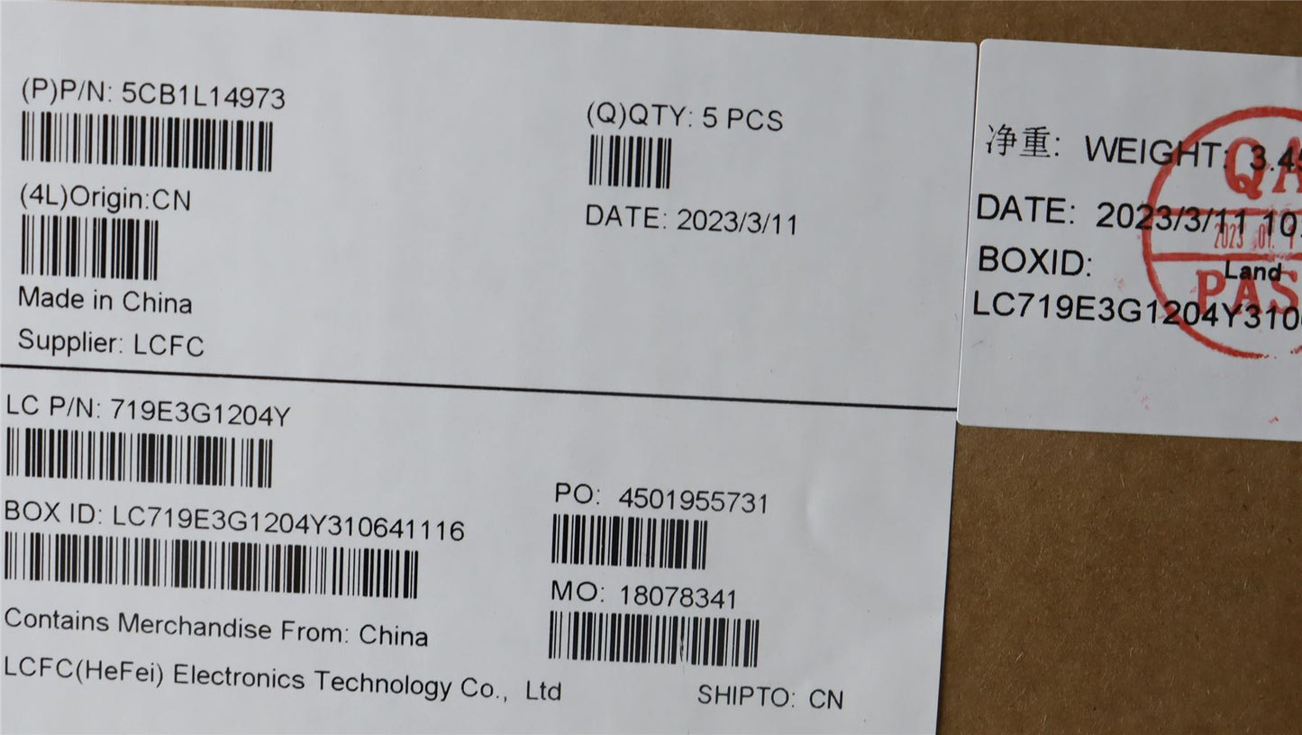 Lenovo IdeaPad 3 16ABR8 Palmrest Cover Touchpad Keyboard German 5CB1L14973