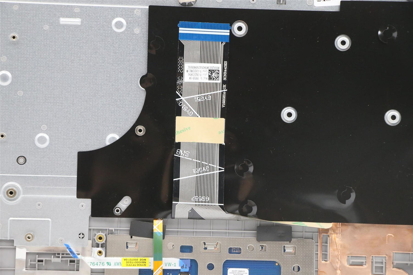 Lenovo ThinkBook 15p IMH Palmrest Touchpad Cover Keyboard Swiss Grey 5CB1B07496