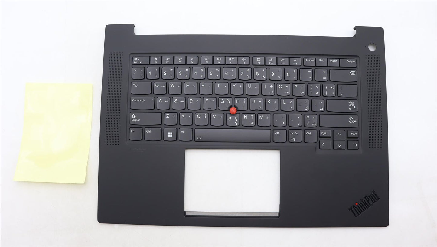 Lenovo ThinkPad P1 Gen 6 Palmrest Cover Keyboard Arabic Black 5M11L88993
