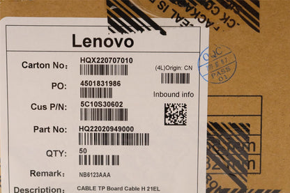 Lenovo TP Board Cable H 21EL 5C10S30602