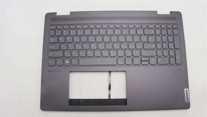Lenovo Yoga 7 16IRL8 Keyboard Palmrest Top Cover Hebrew Storm Grey 5CB1L31843