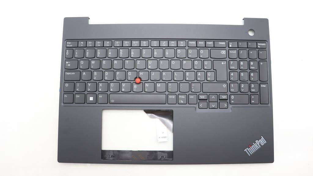 Lenovo ThinkPad E16 Gen 1 Keyboard Palmrest Top Cover Hungarian Black 5M11H94880