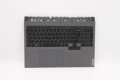 Lenovo 5 16ITH6 Palmrest Cover Touchpad Keyboard US Slate Grey 5CB1D09621