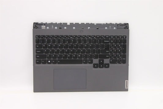 Lenovo 5 16ITH6 Palmrest Cover Touchpad Keyboard US Slate Grey 5CB1D09621