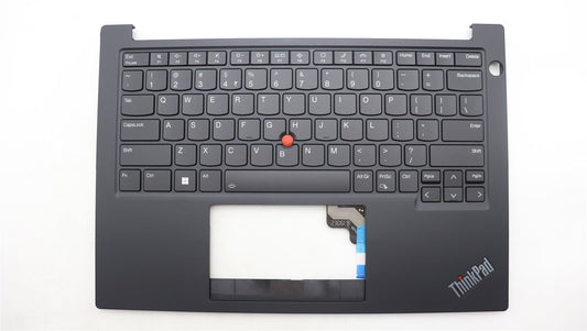 Lenovo ThinkPad E14 Gen 5 s Keyboard Palmrest Top Cover US Black 5M11L60948