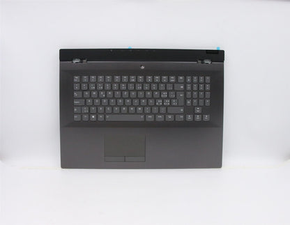 Lenovo Legion Y730 17ICH Palmrest Cover Touchpad Keyboard Swiss Black 5CB0S57367