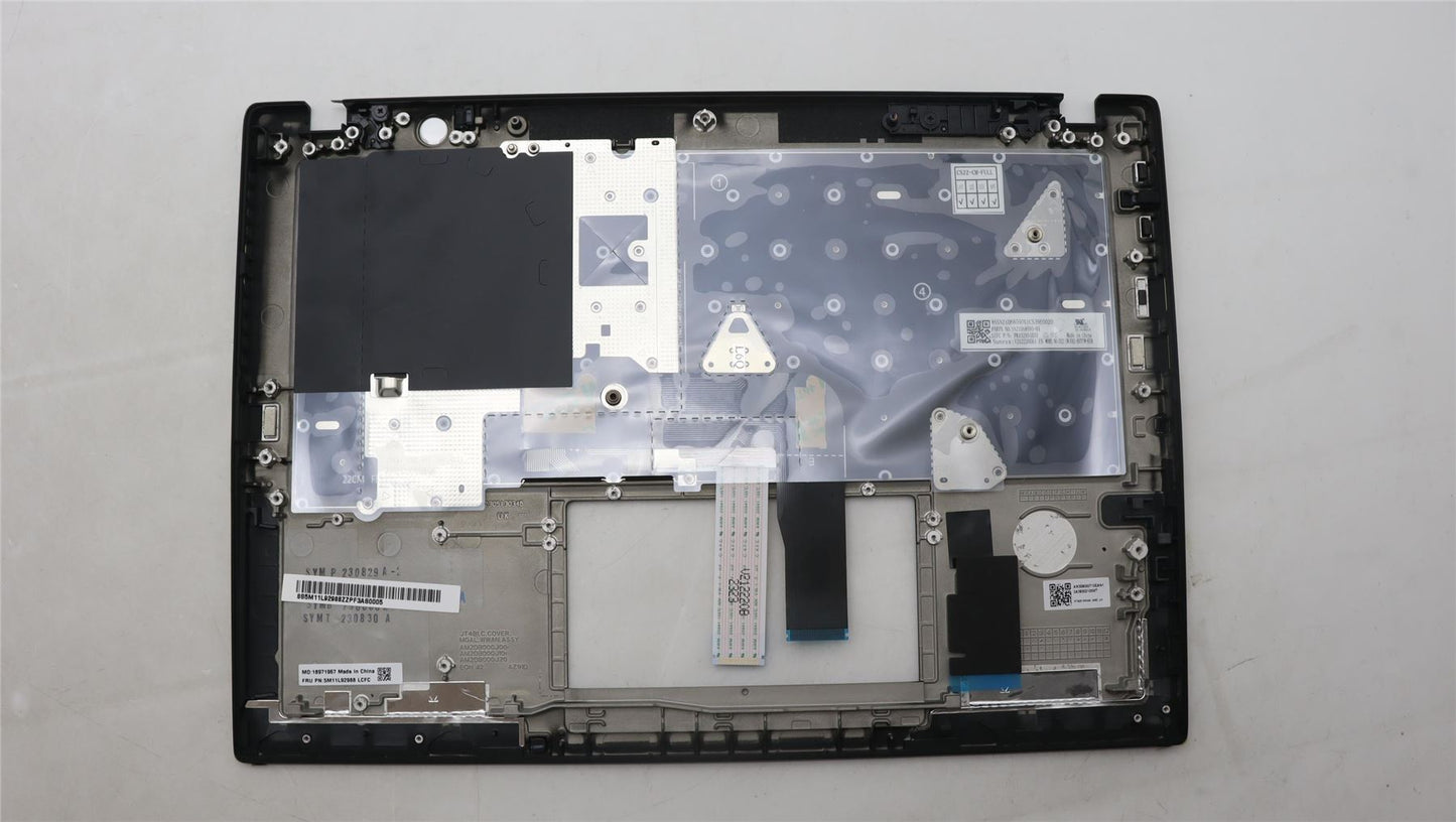 Lenovo ThinkPad T14s Gen 4 Keyboard Palmrest Top Cover Estonian Black 5M11L92988