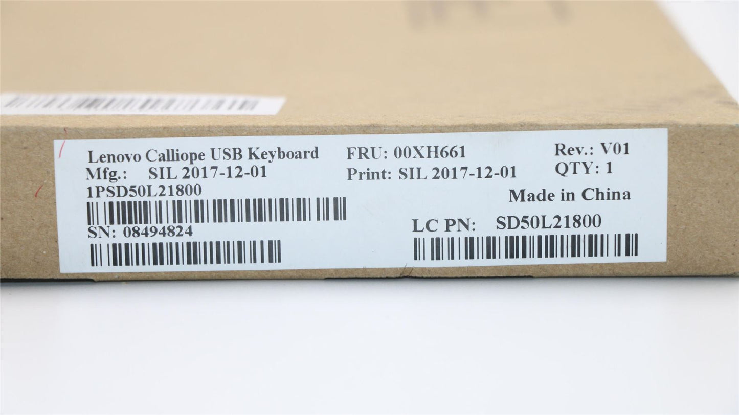 Lenovo USB Calliope KB WH LA SPA 00XH661