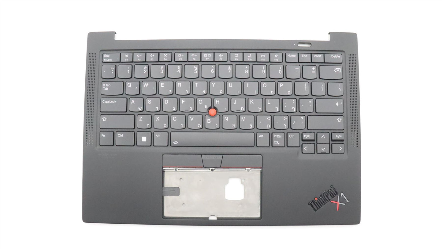 Lenovo ThinkPad X1 10th Gen Keyboard Palmrest Top Cover Hebrew 5M11H44228