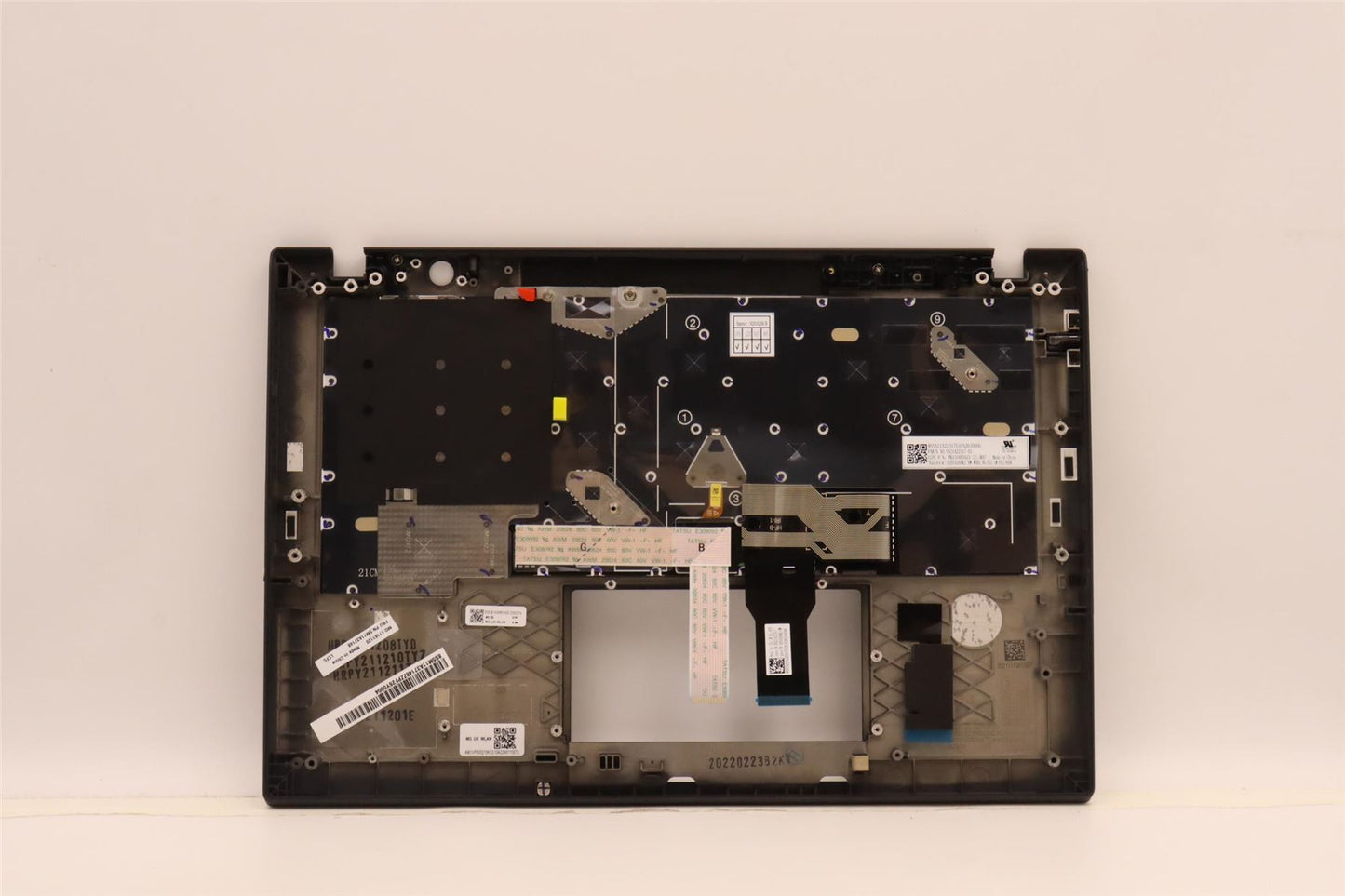 Lenovo ThinkPad T14s Gen 2 Palmrest Cover Keyboard Swiss Black 5M11A37145
