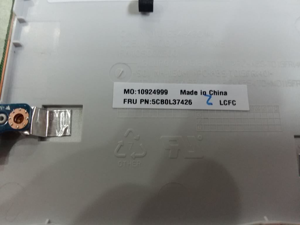 Lenovo Upper Case ASM FRNKBL80SR W/TP, TPFFC 5CB0L37426