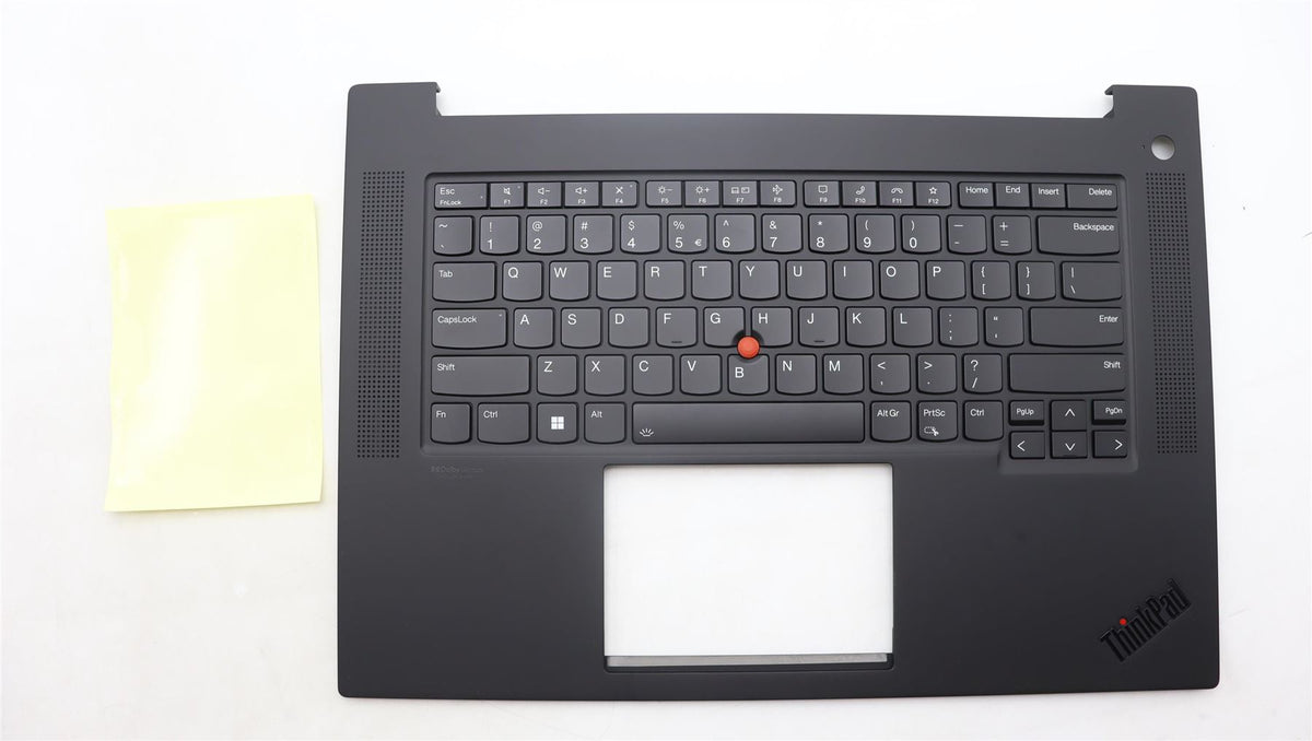 Lenovo ThinkPad P1 Gen 6 Palmrest Cover Keyboard US Europe Black 5M11L89002