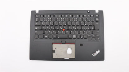 Lenovo ThinkPad T490s Keyboard Palmrest Top Cover Japanese Black Backlit 02HM292