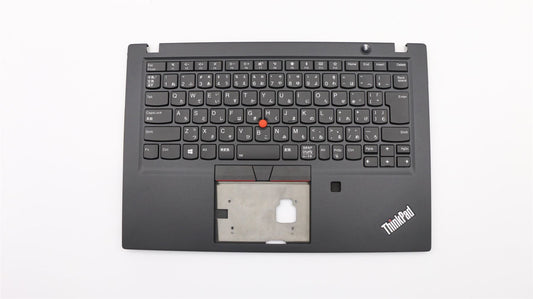 Lenovo ThinkPad T490s Keyboard Palmrest Top Cover Japanese Black Backlit 02HM292
