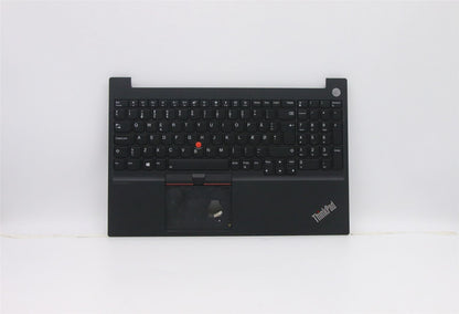 Lenovo ThinkPad E15 Keyboard Palmrest Top Cover Danish Black Backlit 5M10V16900