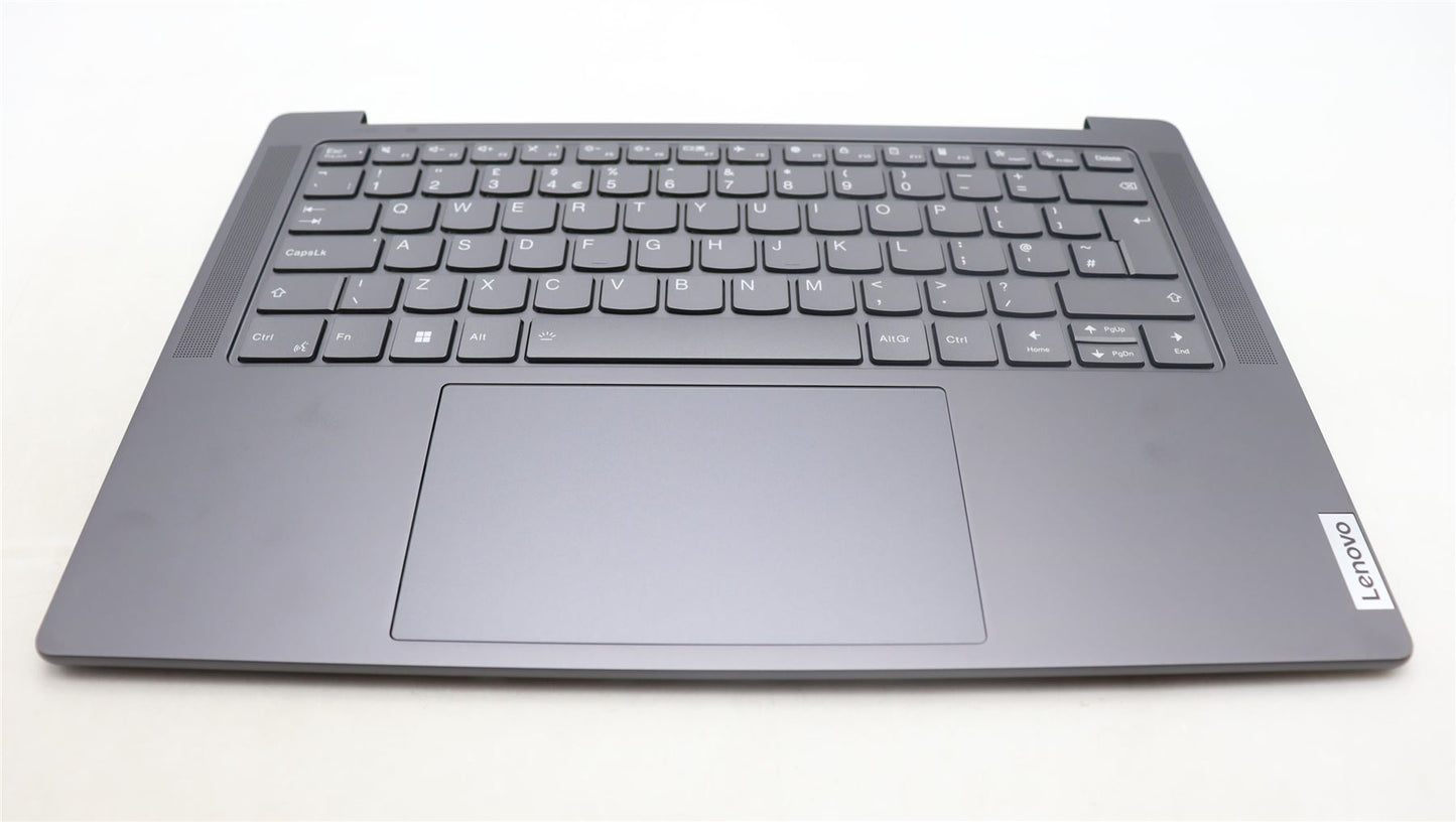 Lenovo Yoga 7 14APH8 Palmrest Cover Touchpad Keyboard UK Storm Grey 5CB1L80515