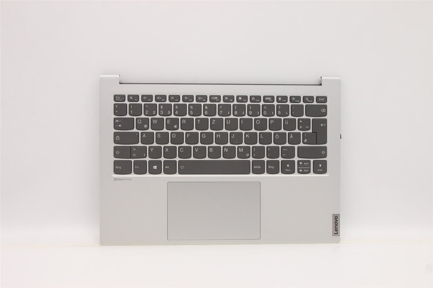 Lenovo Yoga 7 14IHU5 O Palmrest Cover Touchpad Keyboard German Silver 5CB1C90597