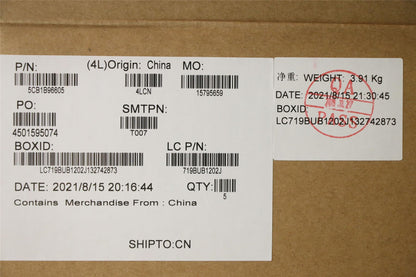 Lenovo Upper Case ASM_ENG L82H9 FP A/GDIS 5CB1B96605