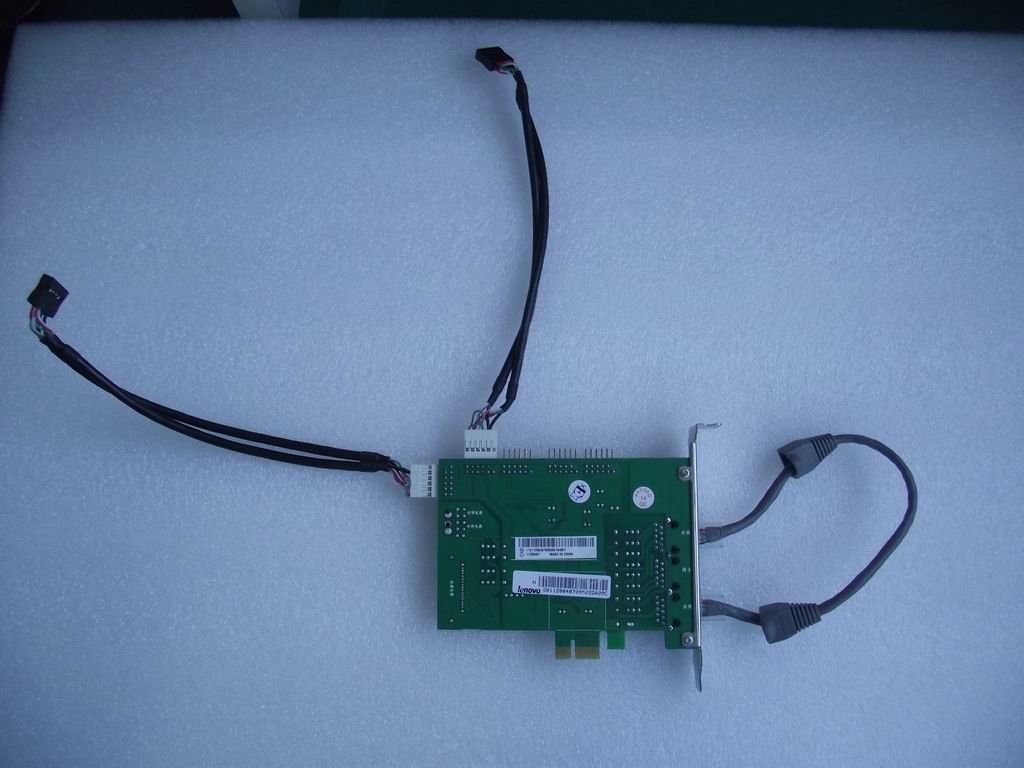 Lenovo Bitland Dual Net Card PCIe PCI Board 11200487
