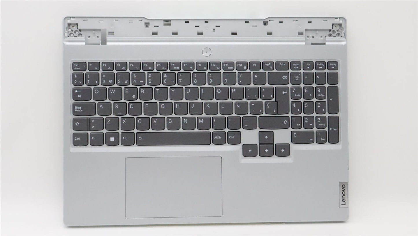 Lenovo 5 15ARH7H Palmrest Cover Touchpad Keyboard Spanish Cloud Grey 5CB1H68447