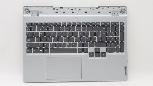 Lenovo 5 15ARH7H Palmrest Cover Touchpad Keyboard Spanish Cloud Grey 5CB1H68447