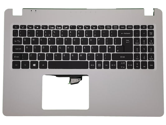 Acer Aspire A515-43 Palmrest Cover Keyboard UK Silver 6B.HGWN2.013