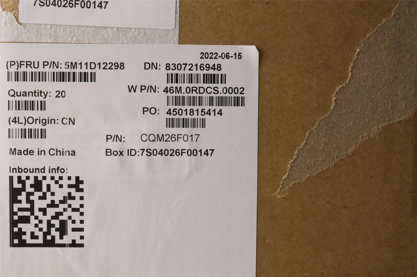Lenovo WWAN D-Cover ASM 5M11K82314