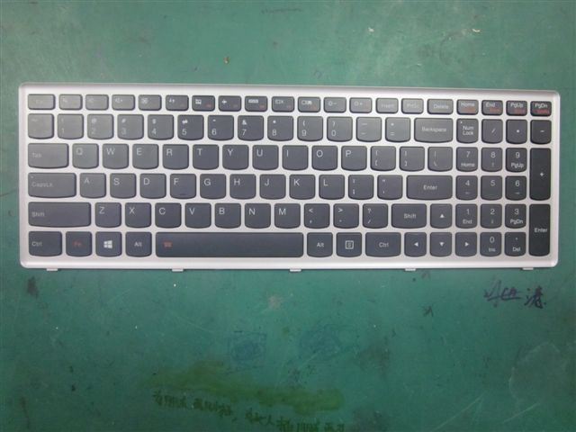 Genuine Lenovo 25206507 OKIT6F1BUS101KeyBlkKSlvFBLKBD(win8)