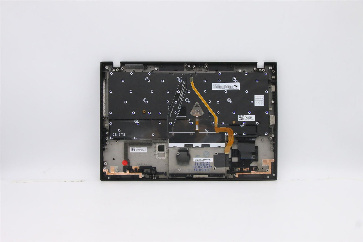 Lenovo ThinkPad X1 8th Gen Keyboard Palmrest Top Cover Estonian Black 5M10Z27523