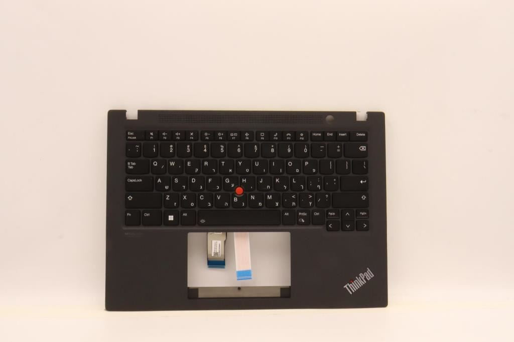 Lenovo ThinkPad T14s Gen 3 Keyboard Palmrest Top Cover Hebrew Black 5M11H27686