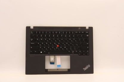 Lenovo ThinkPad T14s Gen 3 Keyboard Palmrest Top Cover Hebrew Black 5M11H27686