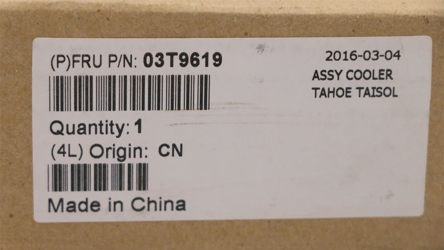 Lenovo MECH FRU Intel LGA1155 65W CPU Co 03T9619