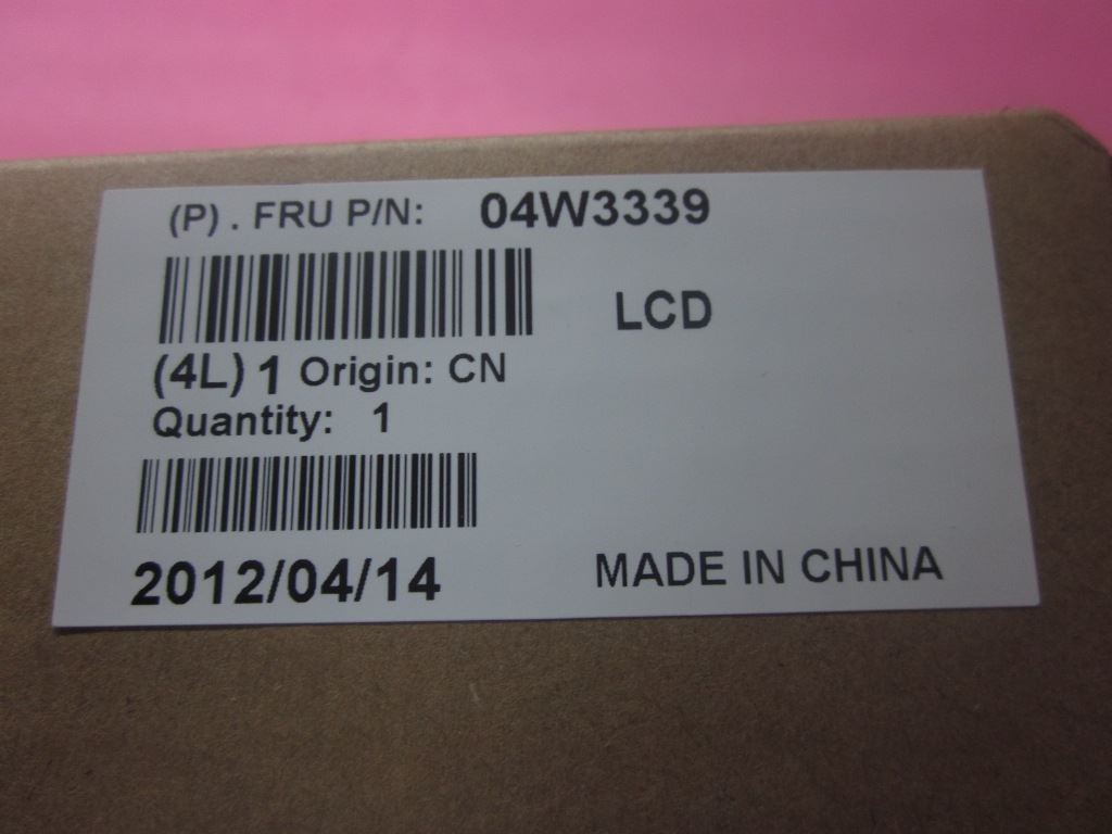 Lenovo PANEL LGD 15.6HD AG 04W3339