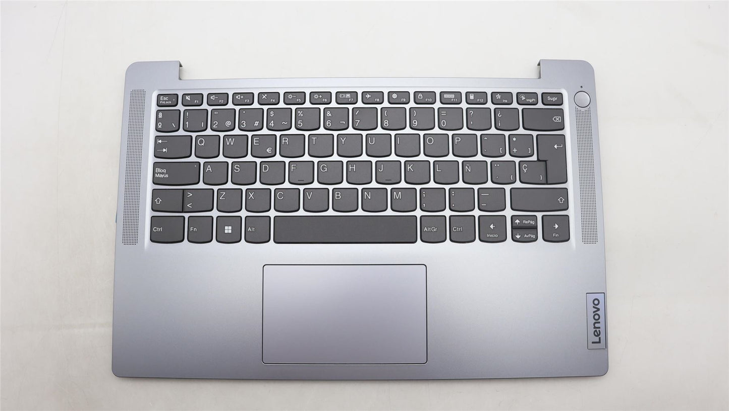 Lenovo IdeaPad 3 14IAH8 Palmrest Cover Touchpad Keyboard Spanish Grey 5CB1M46397