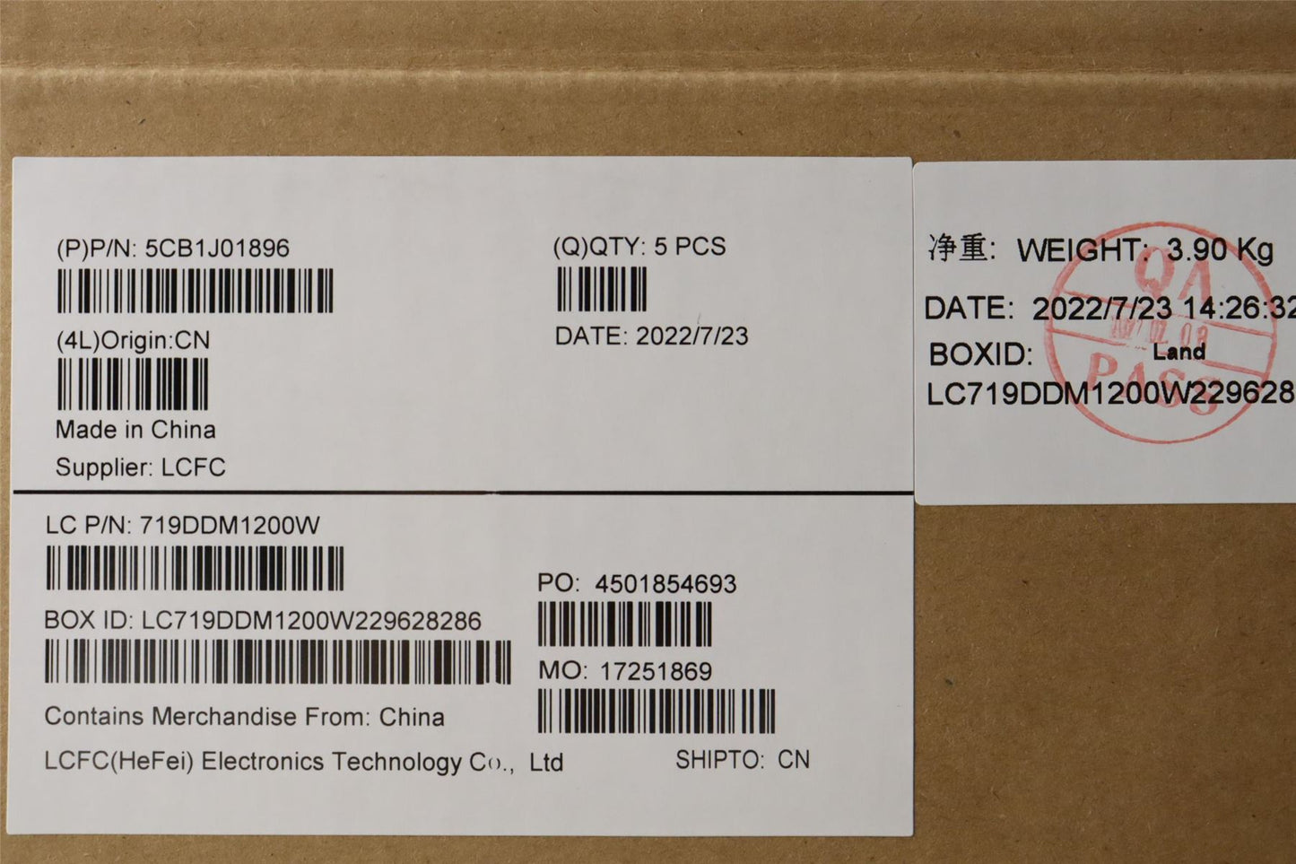 Lenovo Upper Case ASM_ITA L82QG NFPSG 5CB1J01896