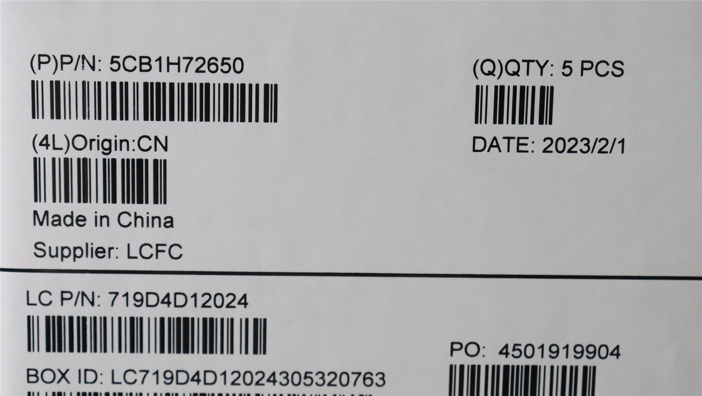 Lenovo Upper Case ASM_KOR L82RM AG_FP 5CB1H72650