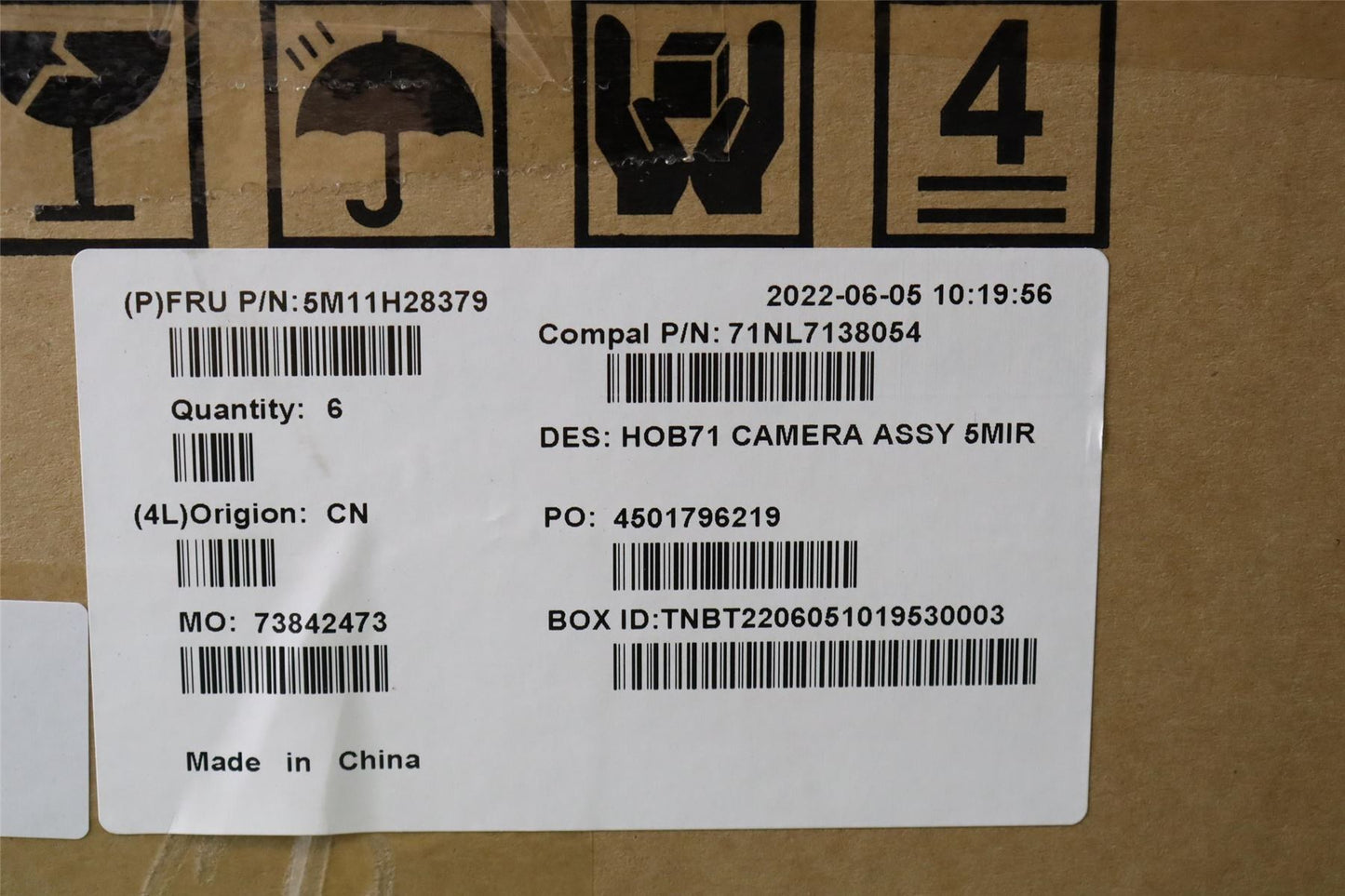 Lenovo MECH_ASM CAMERA_5MIR_A570-27IAP 5M11H28379