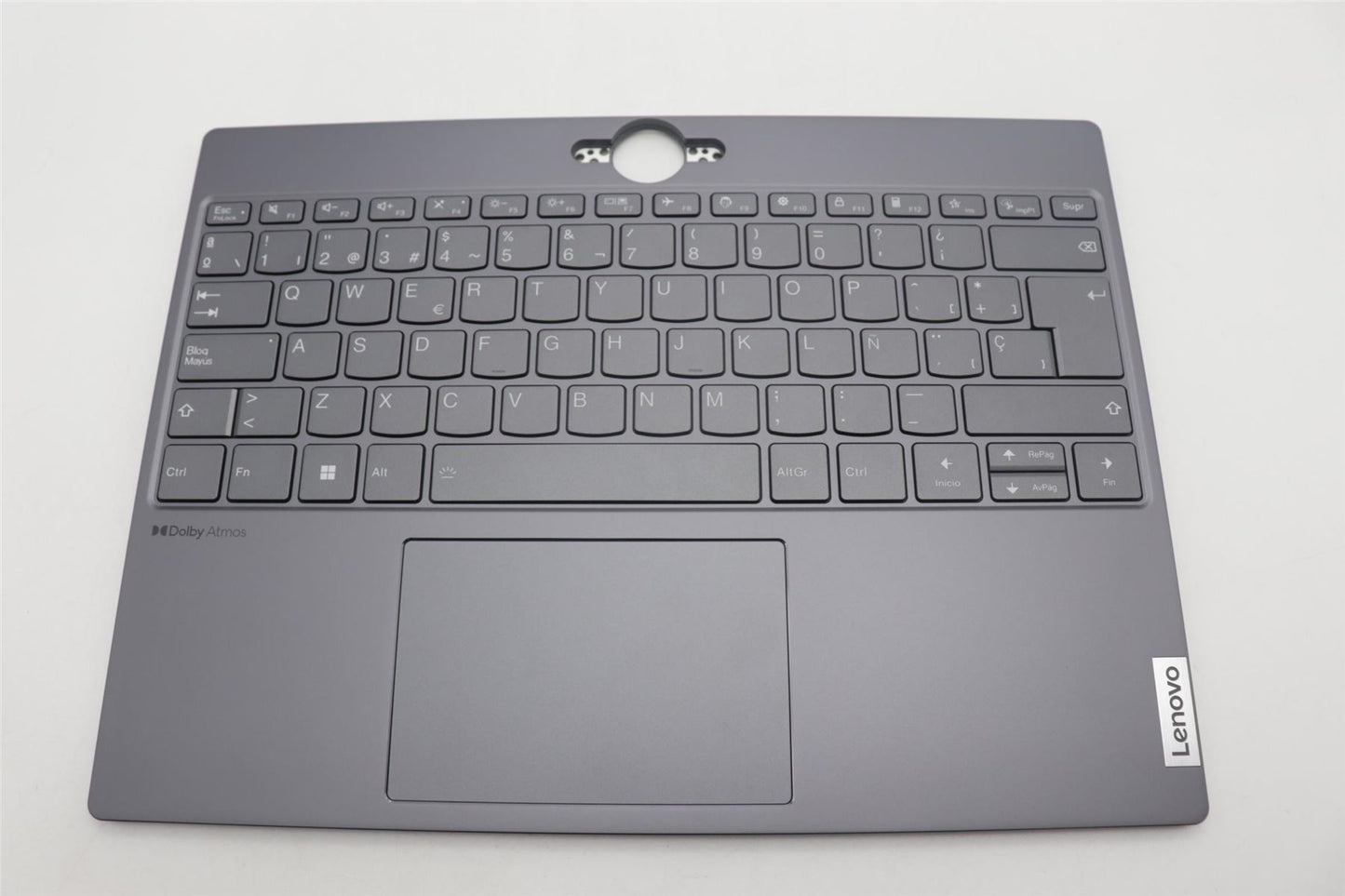 Lenovo ThinkBook G4 IRU Palmrest Cover Touchpad Keyboard Spanish Grey 5CB1L79956
